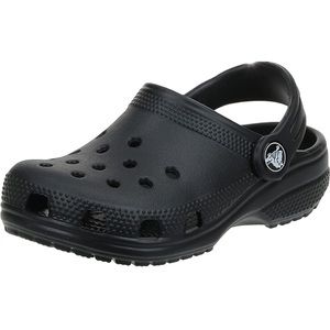 Kids unisex Black CROCS. Size 1. Gently worn. Offers welcome.